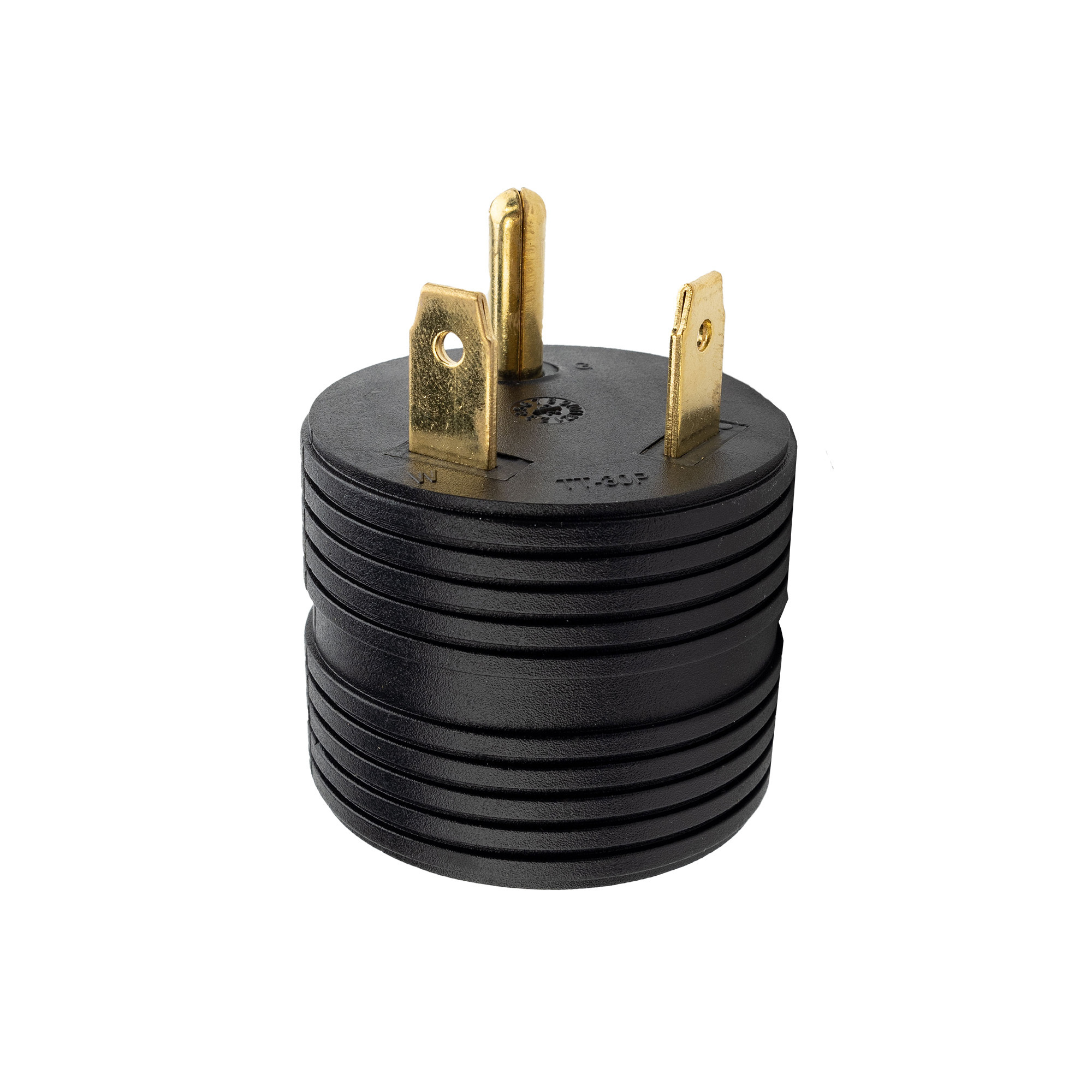 Power Sentry RV Adapter — 30A Male to 15A Female, Durable PVC, Model# GLSA30M15F-R